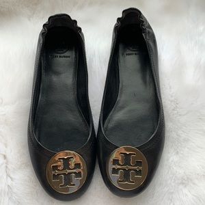 Tory Burch black ballet flats, size 8